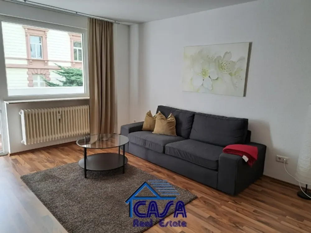 WESTEND-NORD: 3,5 Zimmer Wohnung mit Balkon hochwertig möbliert, sehr ruhig gelegen
