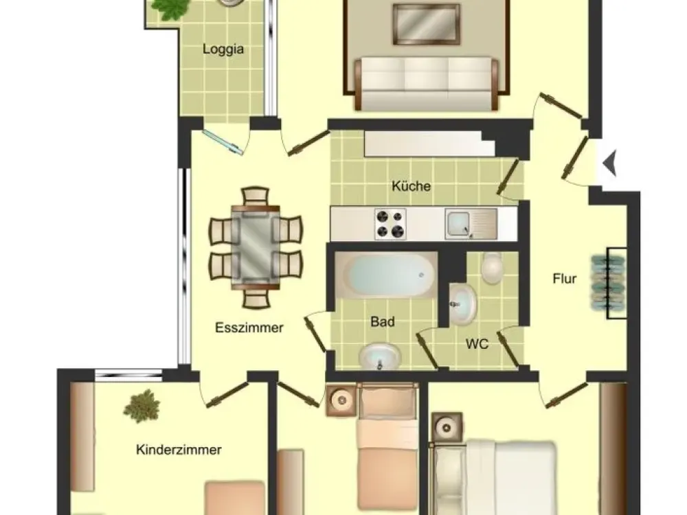 4-Room Apartment in Unna Süd
