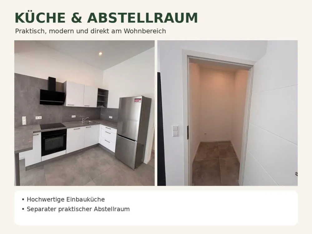 NEUBAU ERSTBEZUG | 61 m² | eigener Eingang | Terrasse & Garten