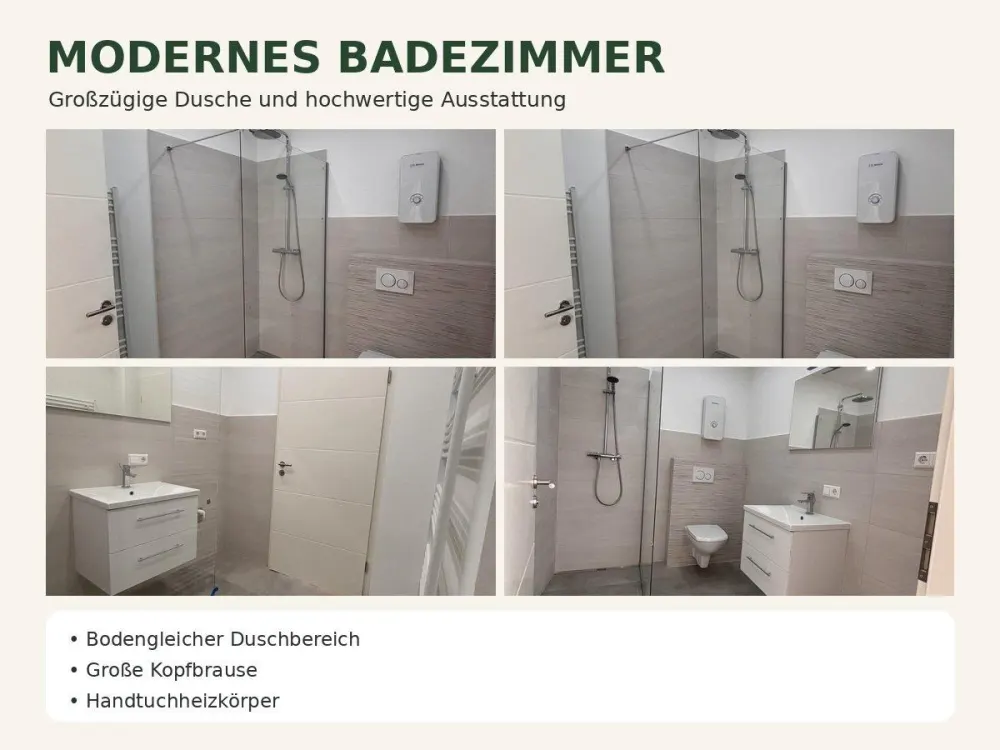 NEUBAU ERSTBEZUG | 61 m² | eigener Eingang | Terrasse & Garten