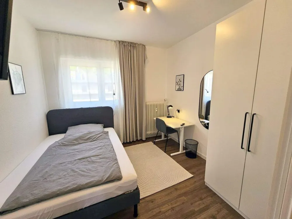 Ab 01.10.2026 - modern möbliertes Zimmer in 3er WG - top Lage Ostend- fußläufig zur EZB