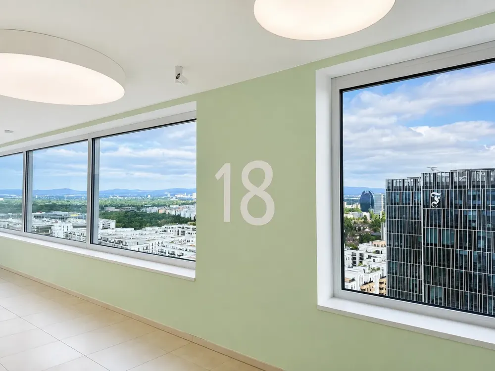 Exclusive 3-Room Penthouse in PRÄDIUM Frankfurt | 169 m² | Skyline View | 18th Floor