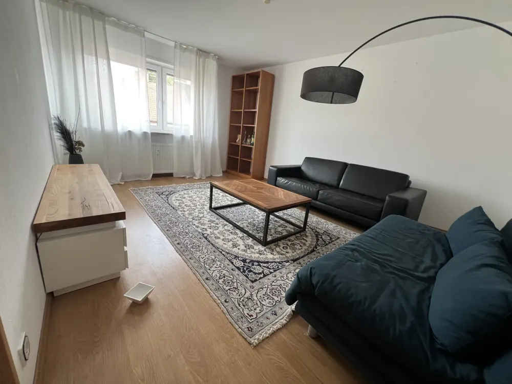 Freundliche 2 ZKB in Güdingen - teilmöbliert