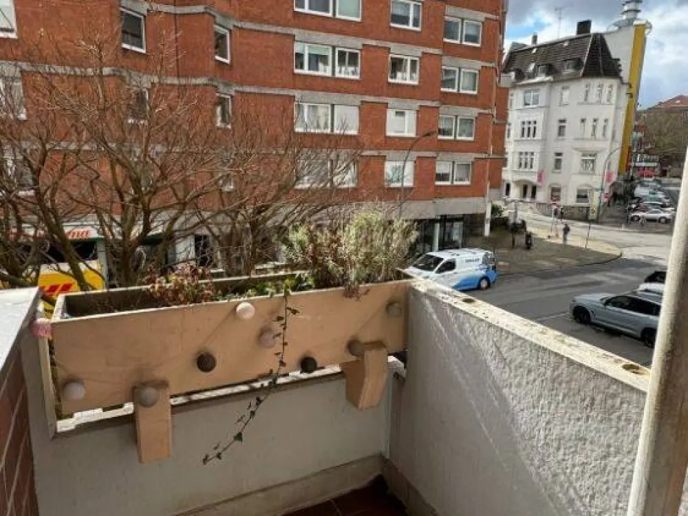 Moderne 2-Zimmer-Citywohnung mit Balkon und Einbauküche