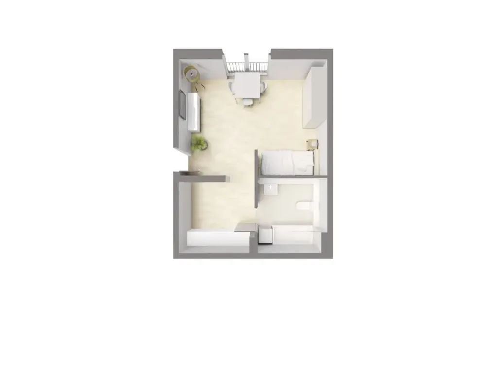 ANKOMMEN & WOHLFÜHLEN, moderne 1-Zimmer-Wohnung mit guter Rhein-Main-Anbindung
