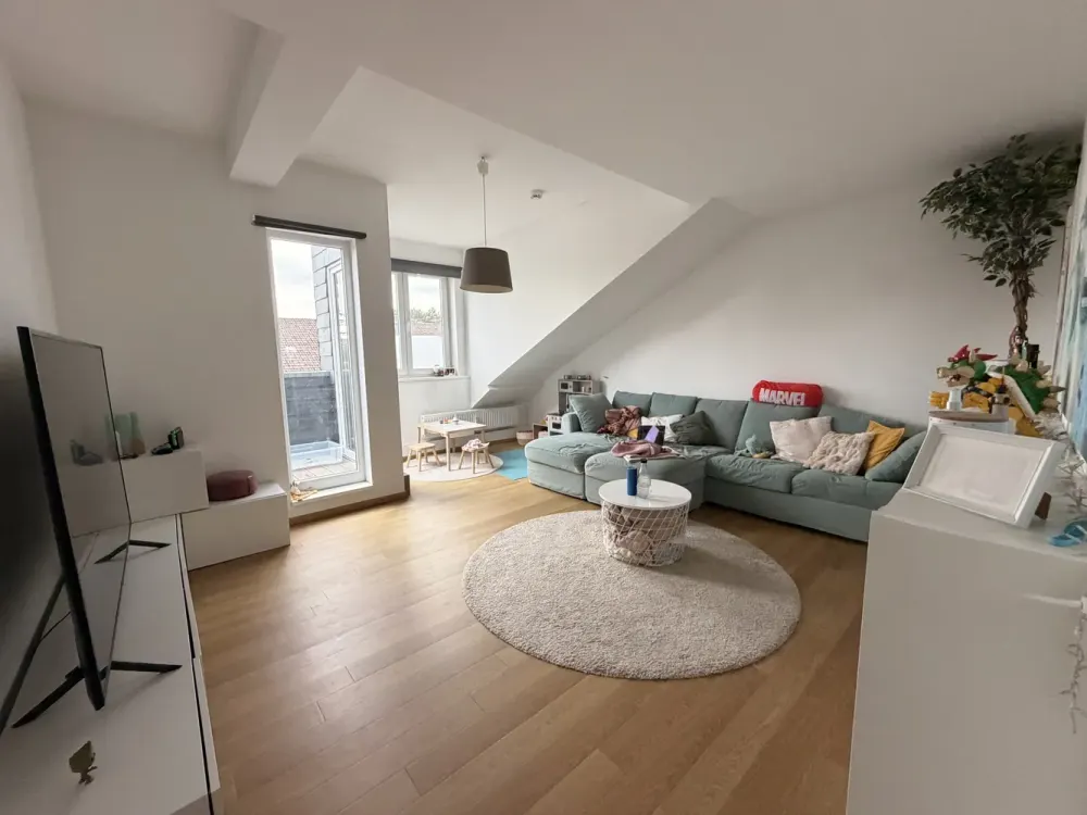 Sunny 3 Rooms, Fitted Kitchen, Balcony, Renovated in the Attic