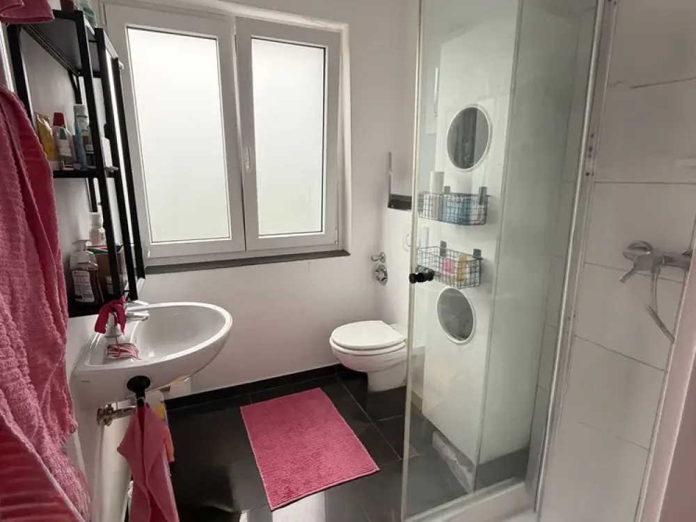 Sunny 3 Rooms, Fitted Kitchen, Balcony, Renovated in the Attic