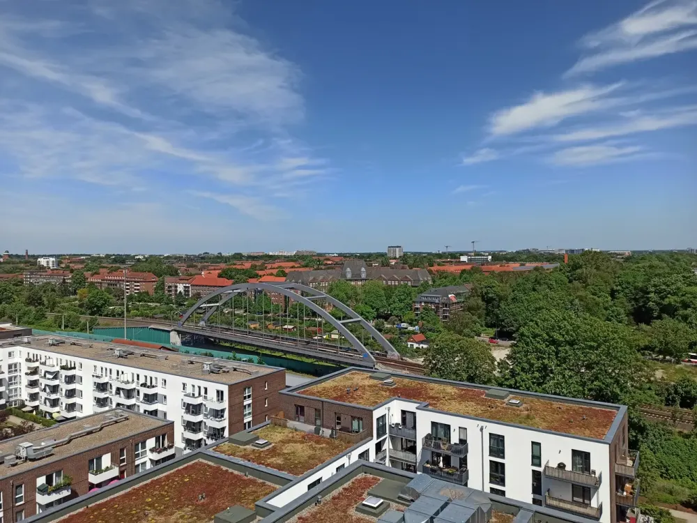 Modern New-Build Apartment for Rent with Roof Terrace in Hamburg Winterhude - Wentzel Dr.