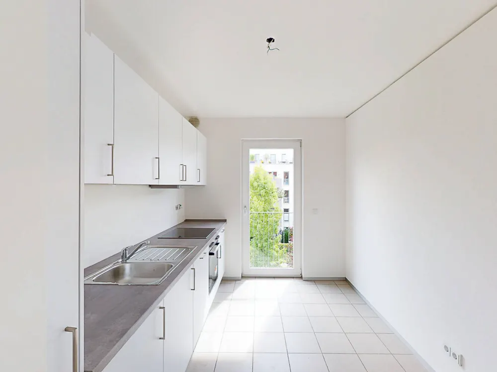 Helle 2-Zimmer-Wohnung inkl. neuer EBK mit Blick ins Grüne!