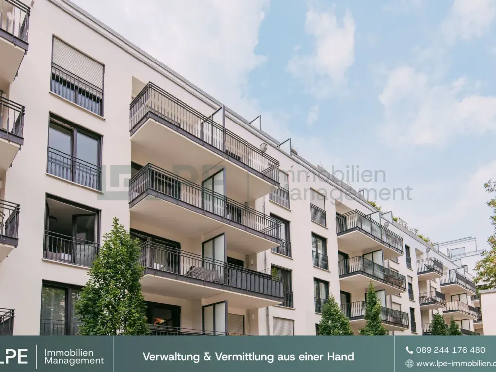 ⓁⓅⒺ Lichtdurchflutete 2-Zimmer-Neubauwohnung mit Balkon in der Arnulfstraße 150
