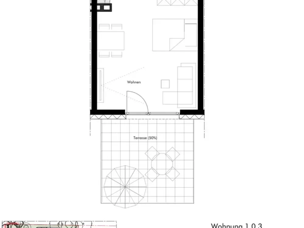 1-Zimmer-Wohnung in Sendling-Westpark