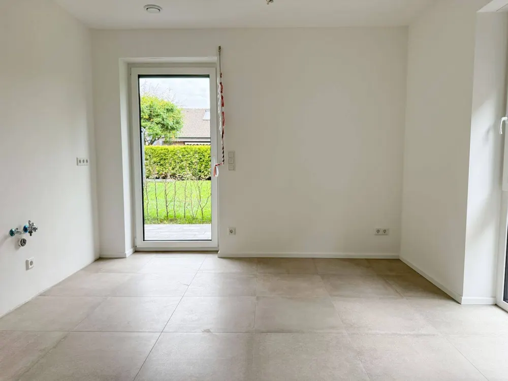 Münster-Wolbeck - Moderne Single-EG-Wohnung mit Terrasse und TG-Stellplatz
