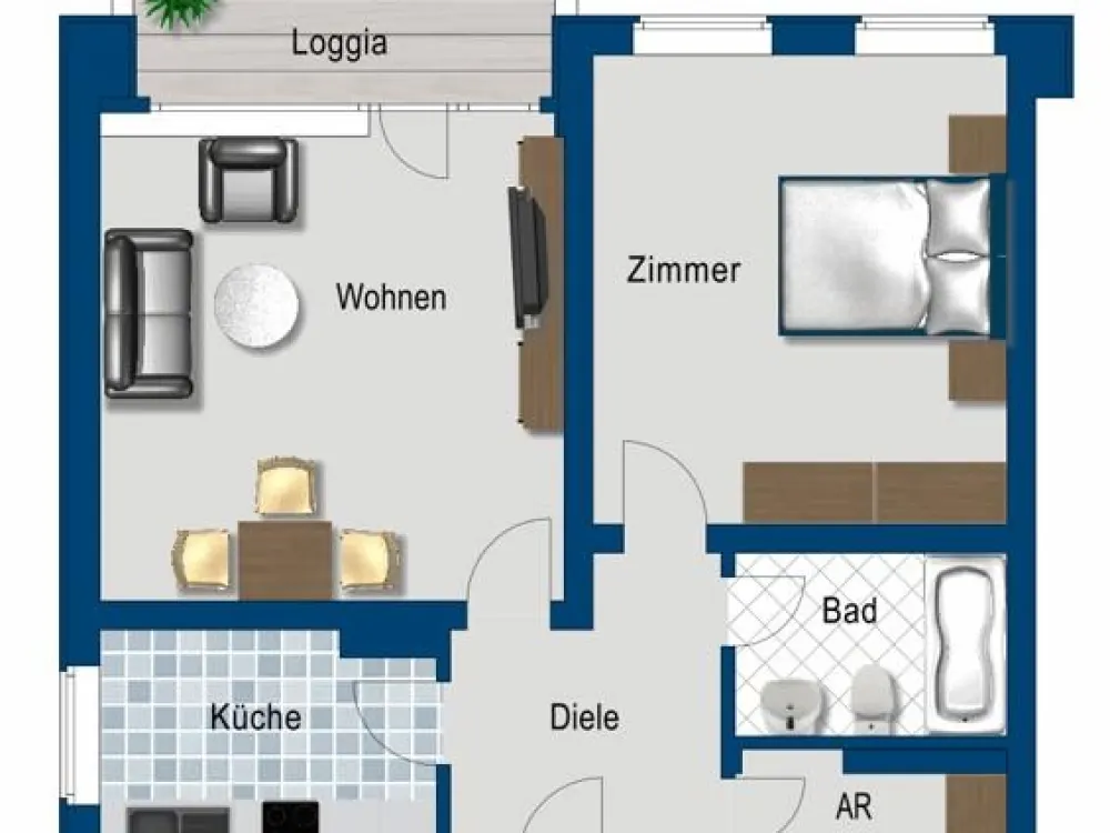 2 Zimmer Wohnung in Leichlingen!