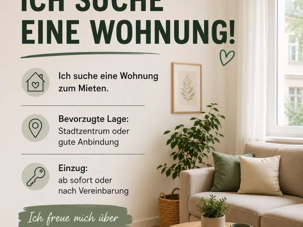ICH SUCHE WOHNUNG