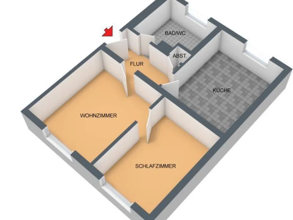 Demnächst frei! 2-Zimmer-Wohnung in Düsseldorf Rath