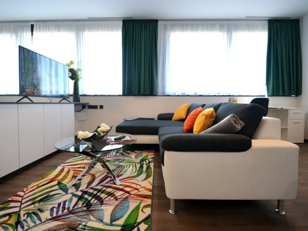 Modernes 1-Zimmer-Penthouse-Wohnung, komfortabel ausgestattet, Innenstadt Offenbach