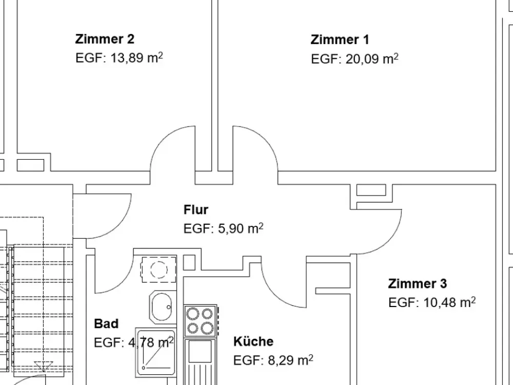 Freundliche 3 ZKB im Forstfeld!
