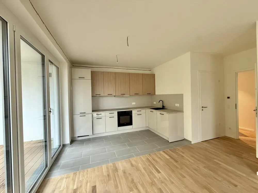Nachhaltig wohnen: Moderne 2-Zimmer-Wohnung mit Wärmepumpe & Solar