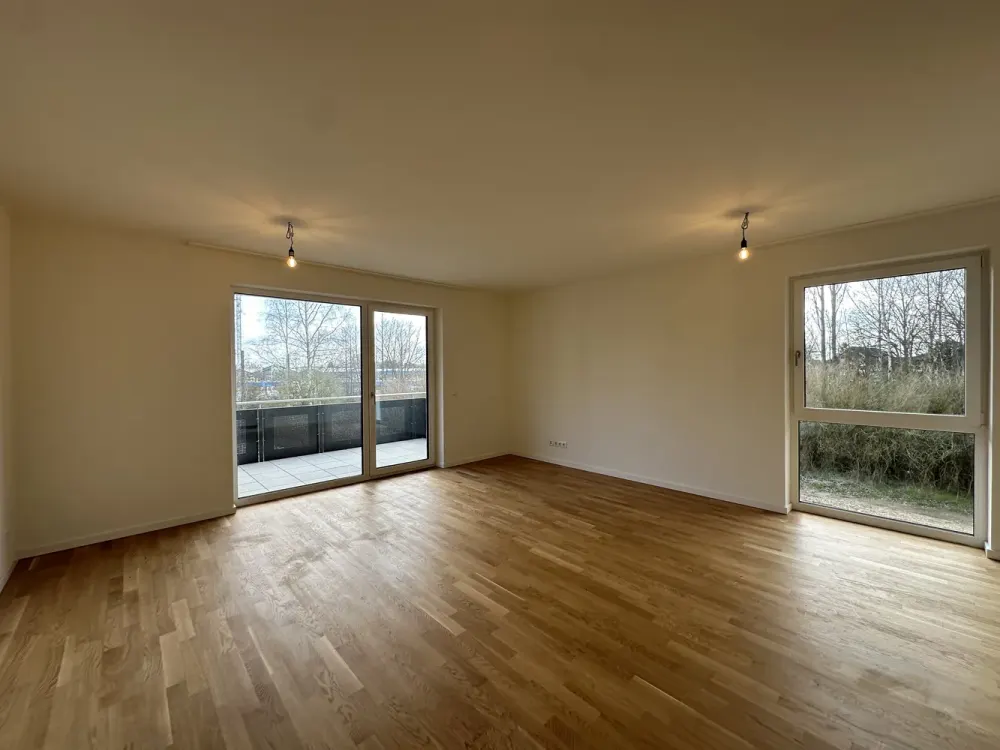 KfW 40-Neubau-Wohnung mit EBK, Südbalkon, Echtholzparkett, Fahrstuhl, Tiefgarage