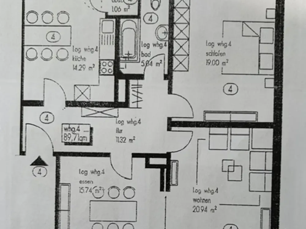 3-Zimmer-Wohnung in Paderborn