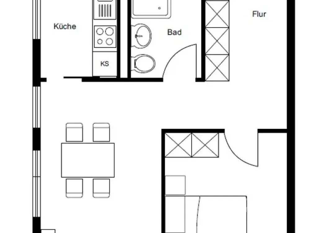 Moderne 2-Zi-Wohnung in Appartementhaus 73730 Esslingen