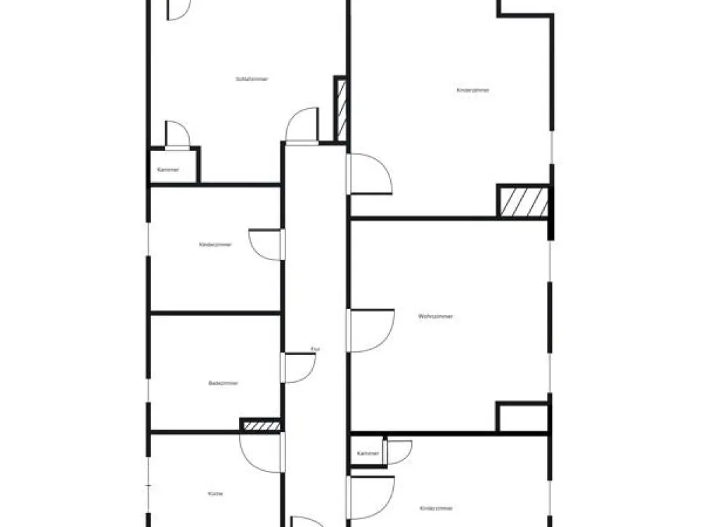 schöne 4-Zimmer-Wohnung im Grünen