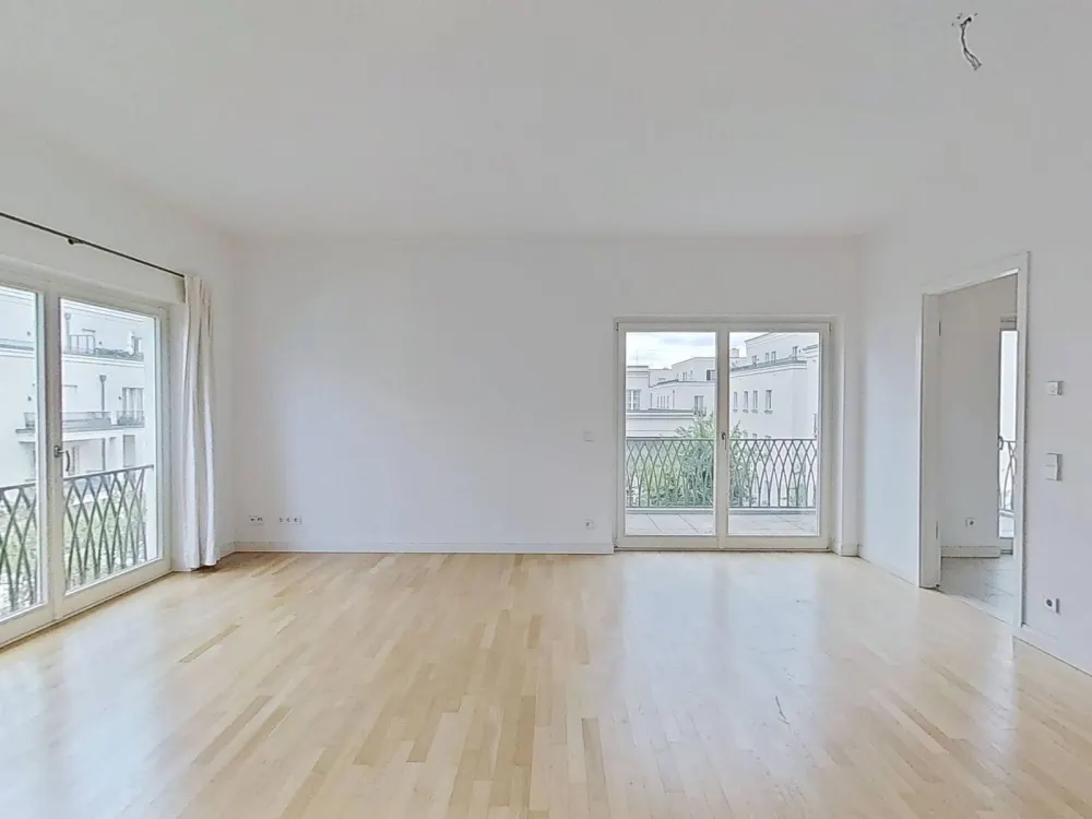 Exklusiver 2-Zimmer-Neubau mit 2 BALKONEN, EBK, Concierge-Service uvm. in den begehrten Heinrich-Heine-Gärten