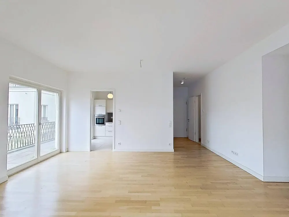 Exklusiver 2-Zimmer-Neubau mit 2 BALKONEN, EBK, Concierge-Service uvm. in den begehrten Heinrich-Heine-Gärten