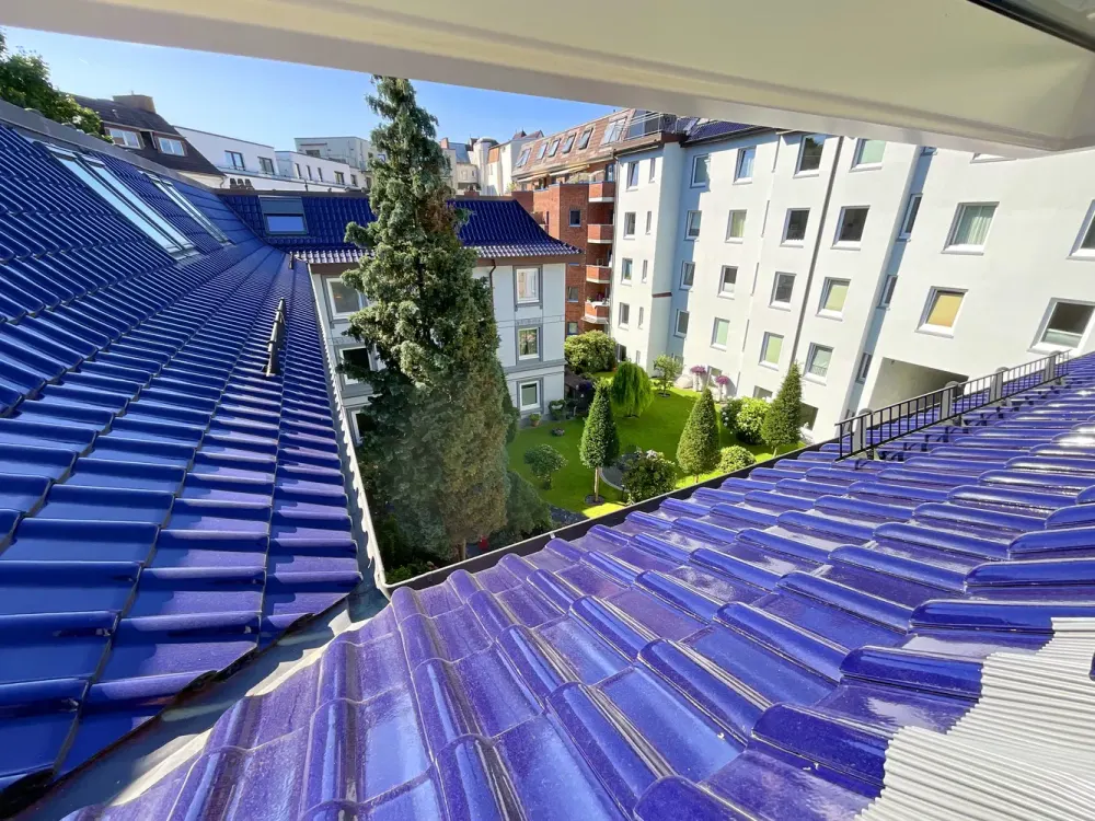 Winterhude: Wohnen am Stadtpark - Dachstudio mit Kamin