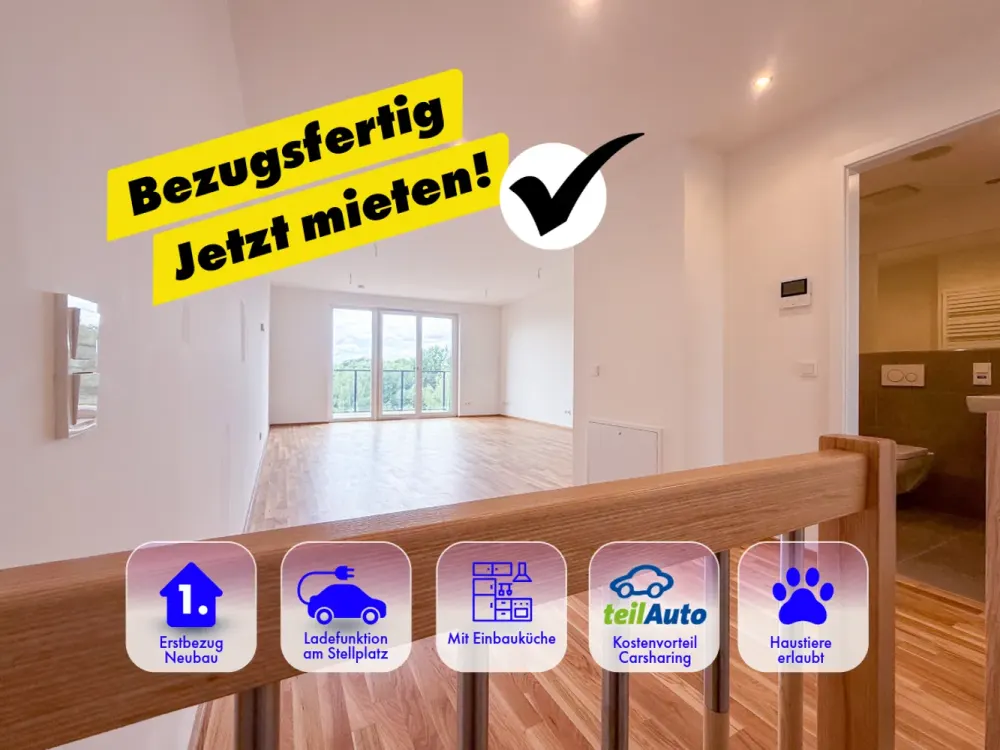 *** ENERGIEKONZEPT * Exklusiv am Auenwald, Neubau-5-Zimmerwohnung in Toplage * ab 3/26 ***
