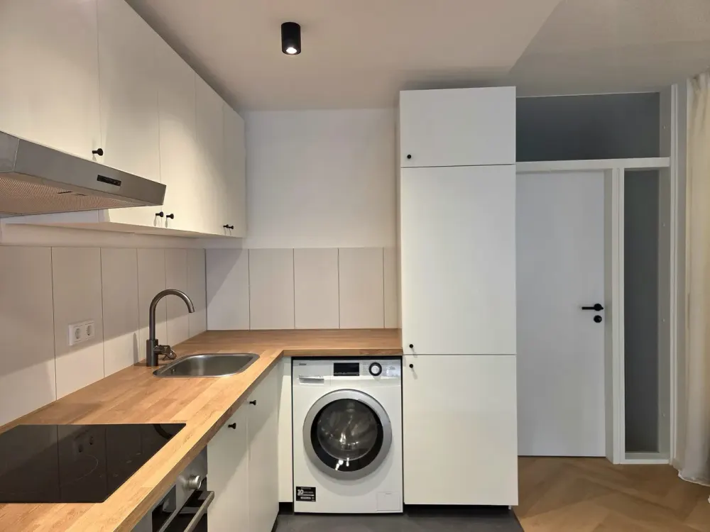 Frisch sanierte und voll möblierte 1-Zimmer-Wohnung mit 22 m² Terrasse in der engeren Innenstadt