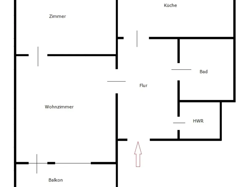 Bright 2-Room Apartment in Delmenhorst