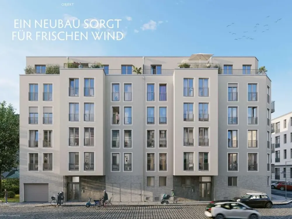 Moderne 2-Raum-Wohnung im Neubau