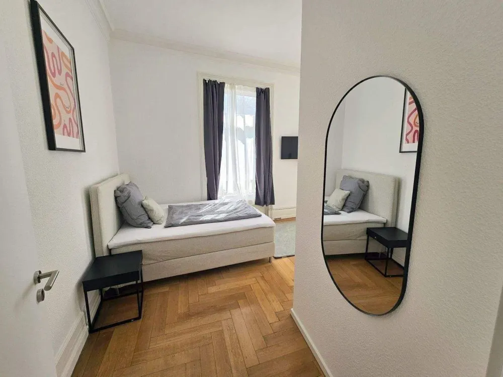 Ab 01.10.2026 - modern möbliertes Zimmer in 4er WG - top Lage Ostend - fußläufig zur EZB