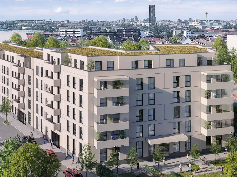 Hochwertige 3-Zimmer-Wohnung im Heinrich Carré
