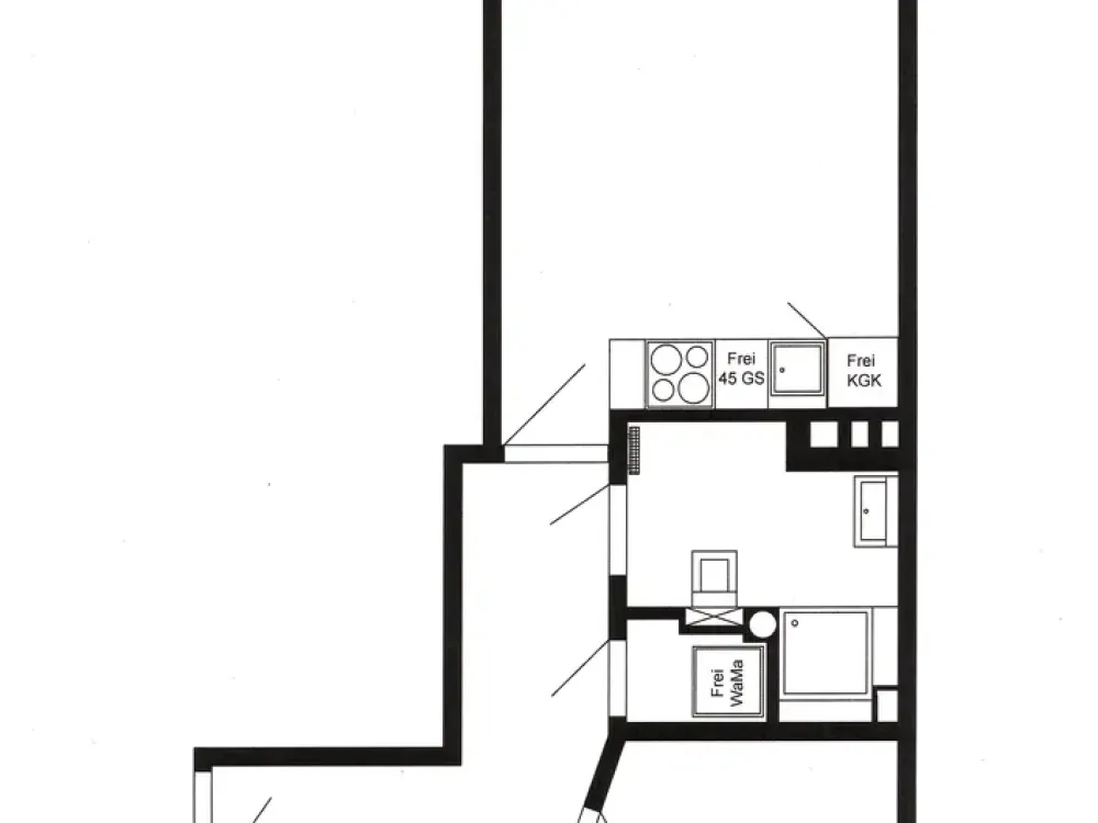 Modernisierte 2-Zimmer Wohnung mit Süd-Balkon im Herzen von Eimsbüttel!