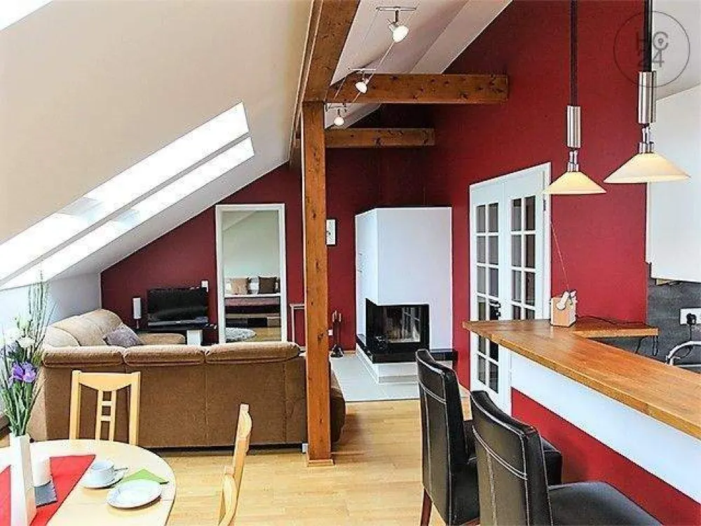 Wohnen auf Zeit mit Kamin / Balkon - STYLISCHE 3-Raum-Wohnung in Leipzig-Süd Gohlis