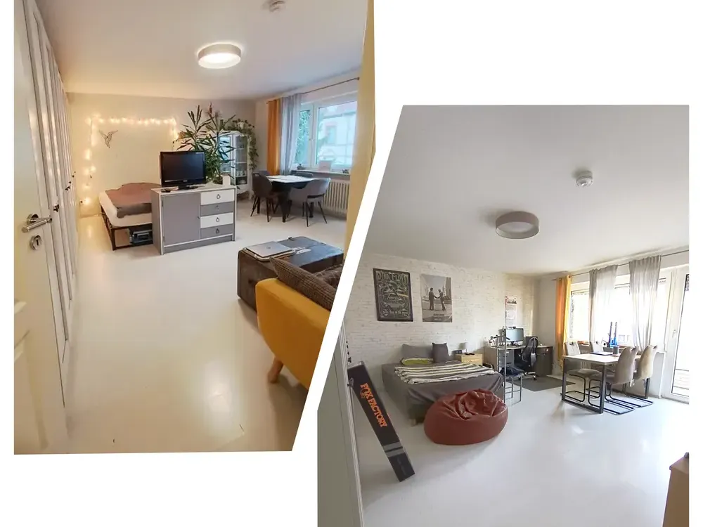 Gemütliche 1-Zimmer-Wohnung mit Balkon in Grünwinkel