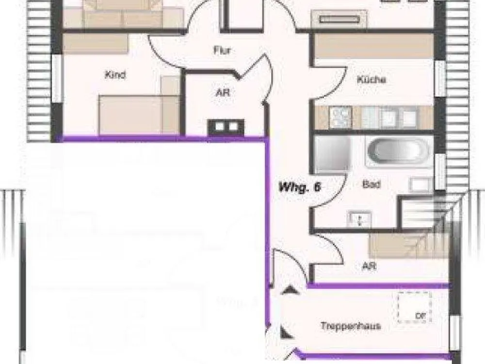 78 qm Altbau Wohnung 3,5 Zimmer - in 7min per Zug am Hbf Münster