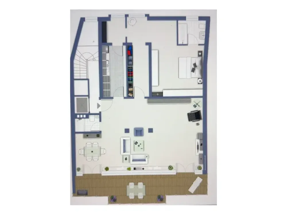 Penthouse directly at Hofgarten | 118 m² | large sun terrace | quiet & central | limited term