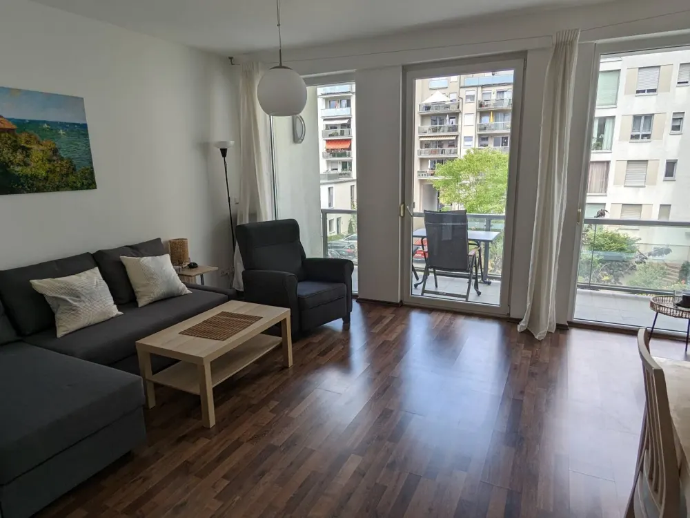 Traumlage Zentrum-Süd, moderne 2-Zimmer-Wohnung mit Balkon nahe Karli