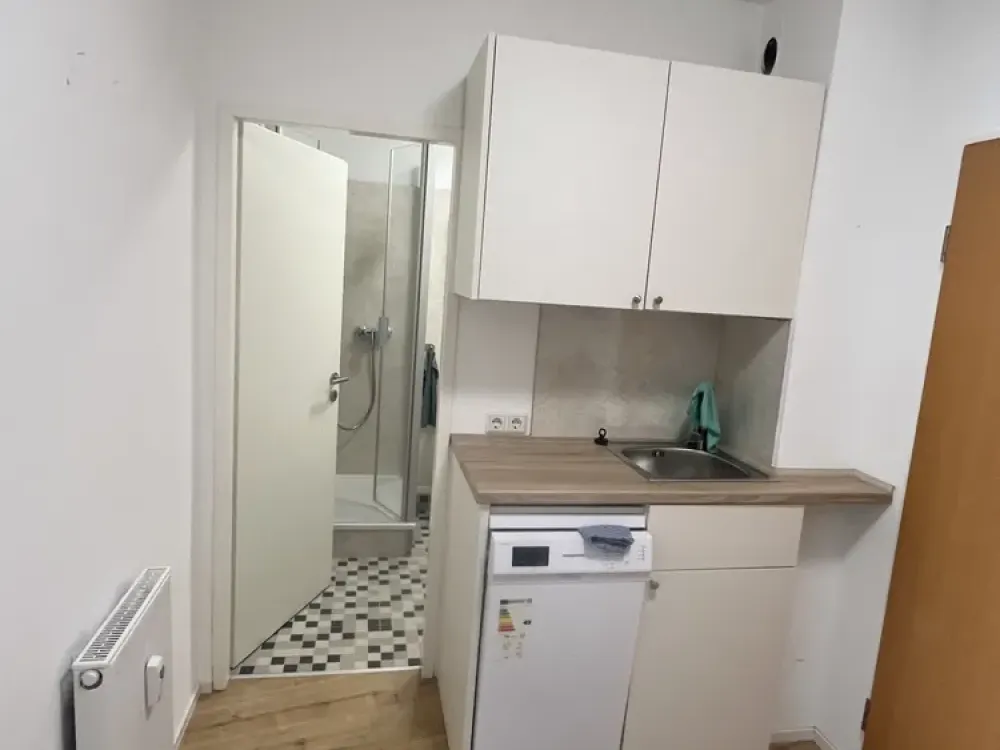 Freshly Renovated, Furnished 1-Room Apartment by the Field, Burgholzhausen