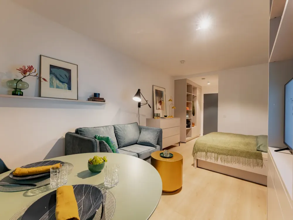 THE SAXXON: The Urban Studio - 20% Early Bird Discount for 6 months: € 1.029 warm rent*