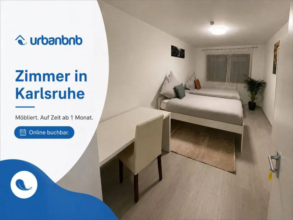Room for Rent Karlsruhe - Temporary Living from 1 Month