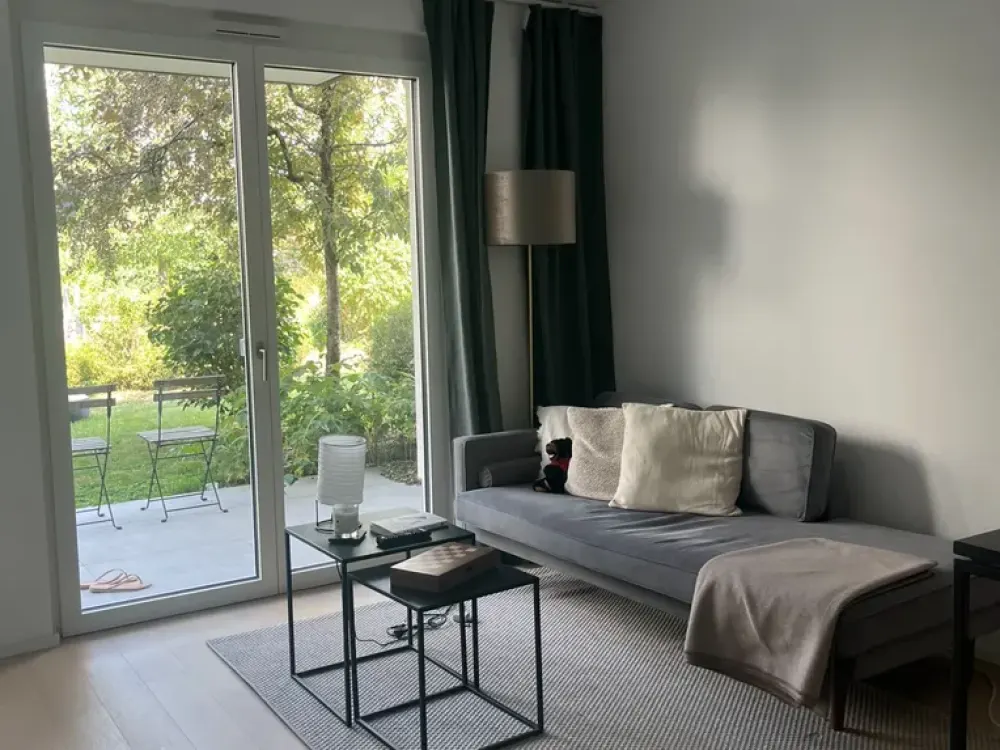 Fully Furnished, Bright 1-Room Apartment with Garden in Untergiesing-Harlaching