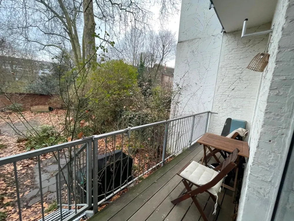 Wohnung m Garten möbliert Düsseldorf drei Monate max 1720,-