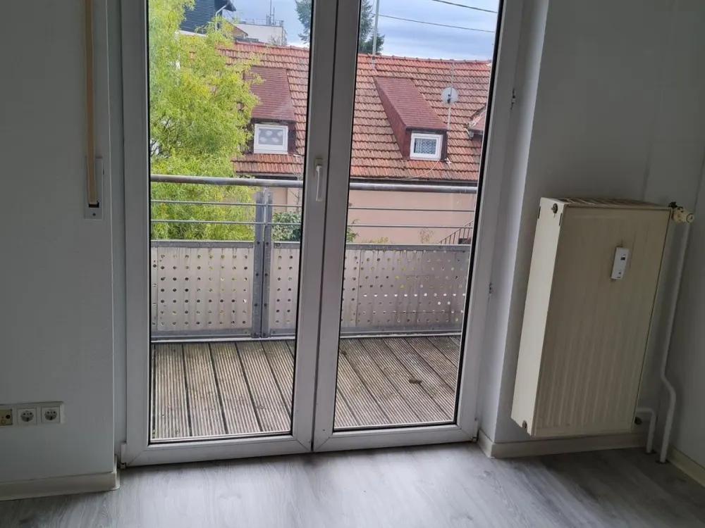 Small One-Room Apartment; Kitchenette; and Balcony for Rent