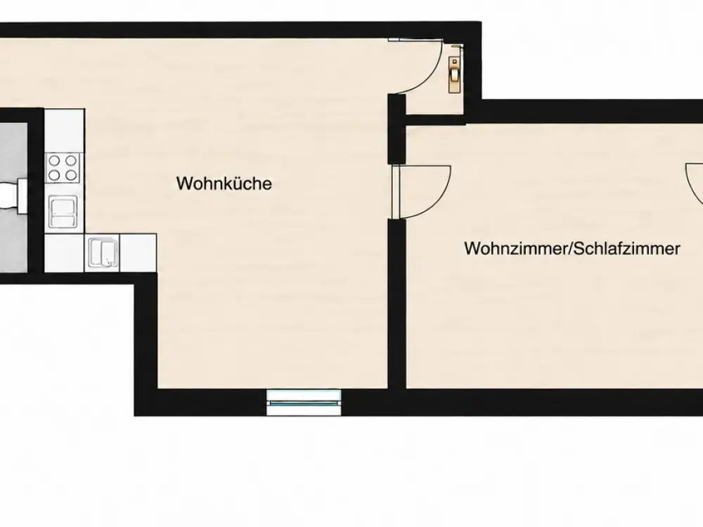 Funktionale 1,5-Zimmer-Wohnung in Dormagen
