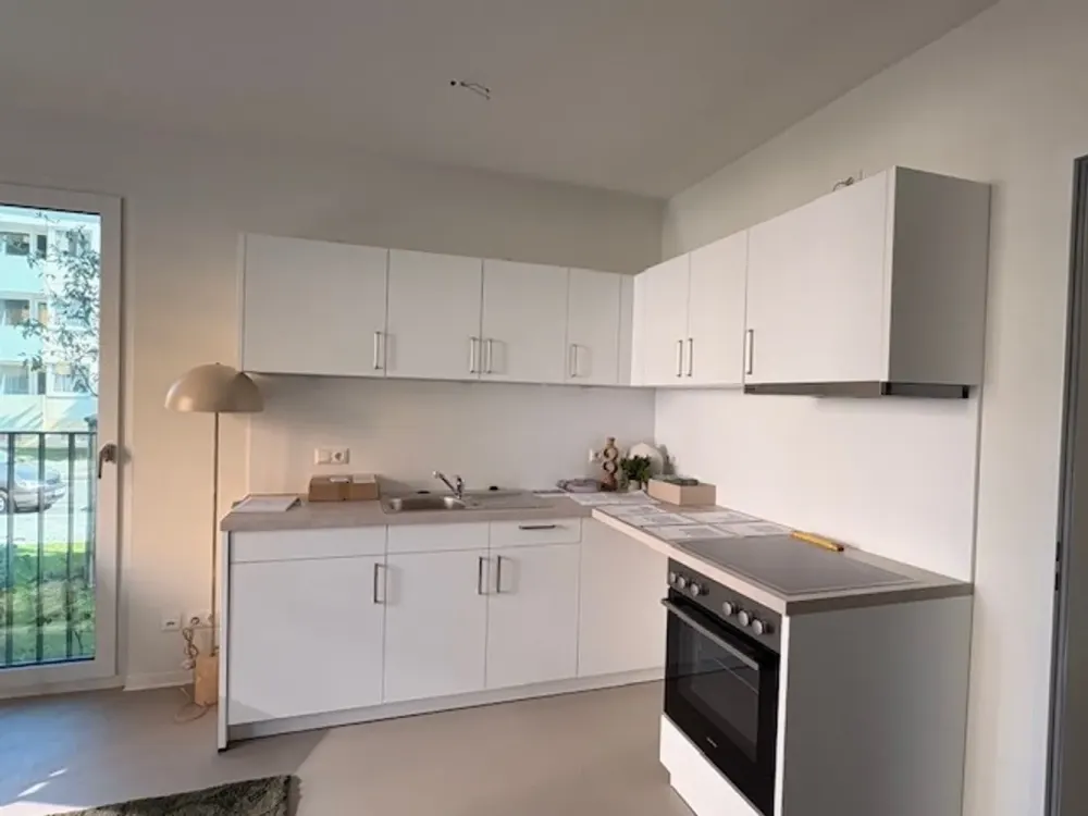 Gepflegte Seniorenwohnung mit Wohn-und Essbereich, Schlafzimmer, sowie Badezimmer und Einbauküche