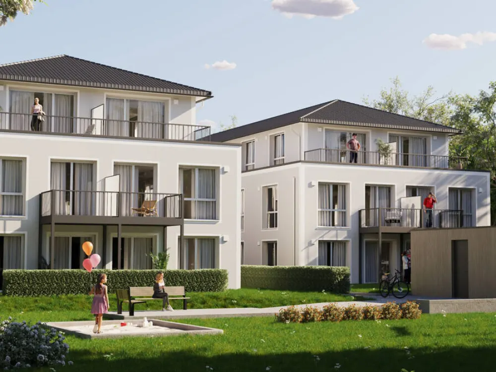 2 Zimmer im Neubau: Wohnen in Hamburg Farmsen-Berne - Wentzel Dr.